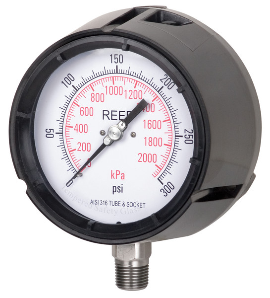 Reed LF45 Series Process Pressure Gauge, up to 10000 PSI