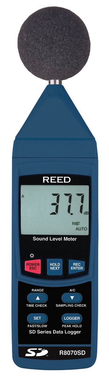 Reed R8070SD Data Logging Sound Level Meter